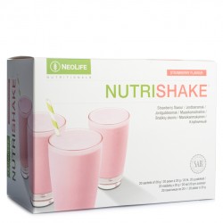 NutriShake - "NeoLife" baltyminis kokteilis Braškių skonio (20 maišelių po 20 g.)